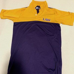 Men's LSU Tigers Collard Shirt S